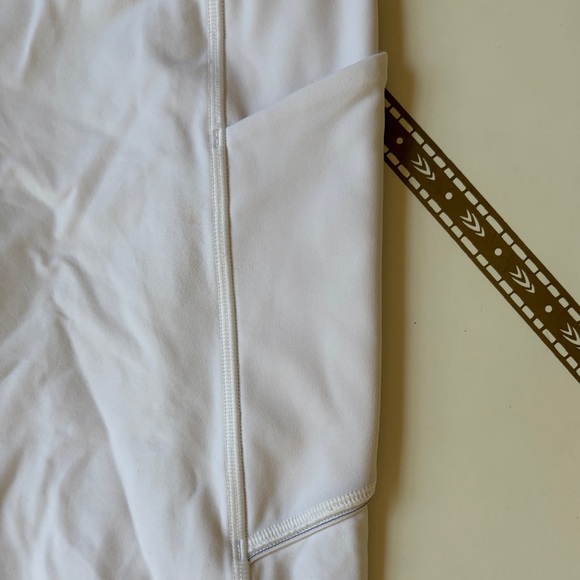 lululemon athletica White Leggings with Reflective Logo - Picture 6 of 6